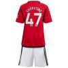 Officiële Voetbalshirt + Korte Broek Manchester United Shoretire 47 Thuis 2023-24 - Kids